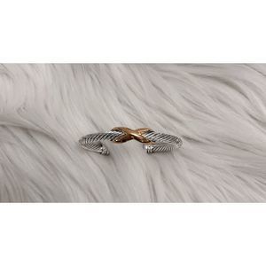 David Yurman Inspired Twisted Cable Wire Bangle Bracelet